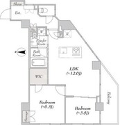 ルミーク千歳船橋 302 間取り図