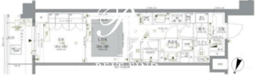 ドゥーエ早稲田 113 間取り図