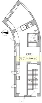天神町プレイス 202 間取り図