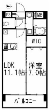 プライムアーバン千駄木 208 間取り図