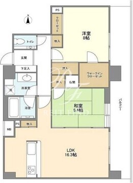 グランテール代々木 901 間取り図