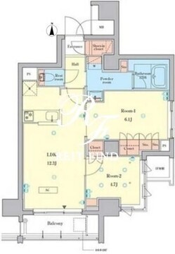 RJRプレシア千鳥 201 間取り図