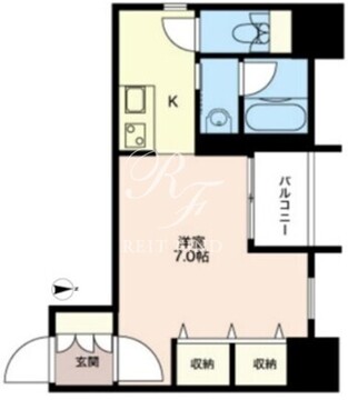 エスティメゾン恵比寿 301 間取り図