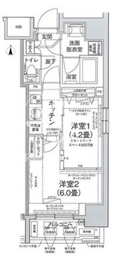 アイルプレミアム池袋ノルド 803 間取り図