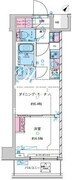 ジェノヴィア鐘ヶ淵 606 間取り図