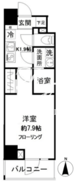 モンレーヴ御徒町 502 間取り図