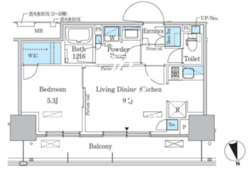 パークアクシス東陽町・親水公園 1114 間取り図