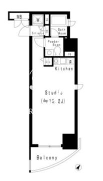 ＭＦＰＲ代々木タワー 807 間取り図