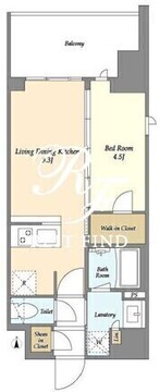 グランカーサ三ノ輪5 902 間取り図