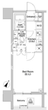 コンフォリア品川イースト 307 間取り図