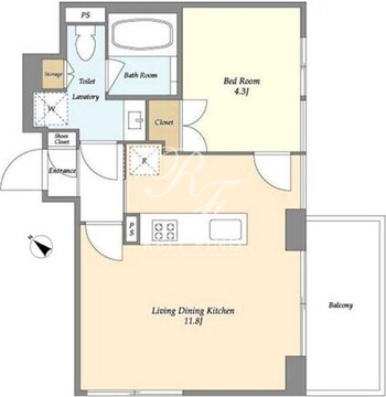 The Grand Terrace Wakabayashi 416 間取り図