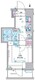 ジェノヴィア桜上水2 803 間取り図