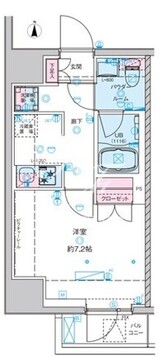 ジェノヴィア桜上水2 103 間取り図
