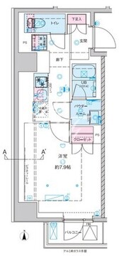ジェノヴィア桜上水2 604 間取り図