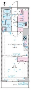 ジェノヴィア桜上水2 105 間取り図