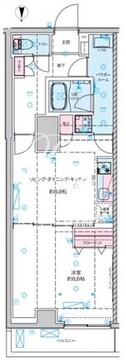ジェノヴィア桜上水2 106 間取り図