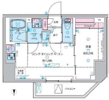 ジェノヴィア桜上水2 305 間取り図