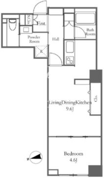 リバーシティ21新川 3513 間取り図