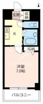 エスティメゾン錦糸町 208 間取り図