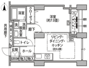 東雲キャナルコートCODAN 14-1202 間取り図