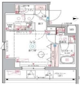 クレヴィスタ中野新橋2 404 間取り図
