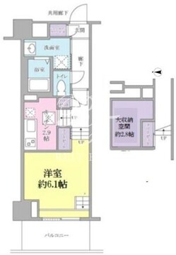 キーヌ・ブラン 215 間取り図
