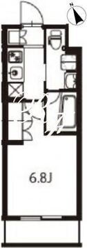 アジールコート東大井 419 間取り図