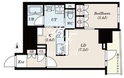 MFPRコート日本橋馬喰町 1401 間取り図