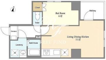 ピュアレジデンス小石川 301 間取り図