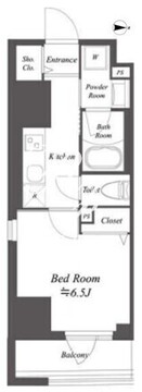 ドゥーエ亀戸2 309 間取り図