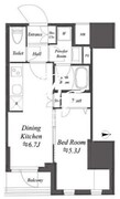 ドゥーエ亀戸2 1506 間取り図