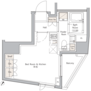 NJKマーキス表参道 201 間取り図