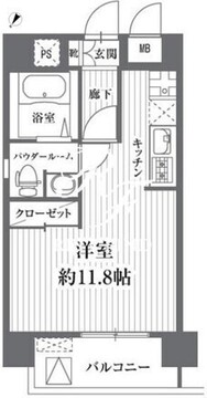HF浅草橋レジデンス 1101 間取り図