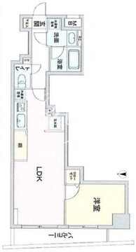 カバナ八丁堀 702 間取り図