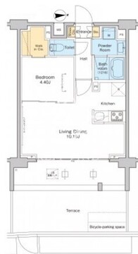 プラウドフラット中野 206 間取り図