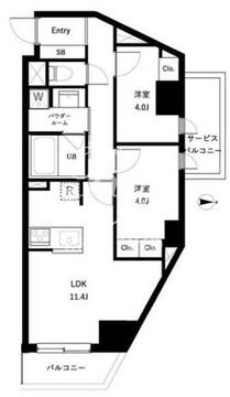 アーバンパーク高井戸 305 間取り図