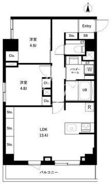 アーバンパーク高井戸 309 間取り図