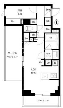 アーバンパーク高井戸 508 間取り図