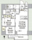 ボアビスタ上野御徒町 601 間取り図