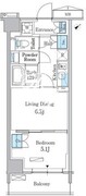 パークアクシス品川南大井パークフロント 238 間取り図
