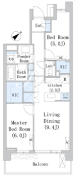 パークアクシス千川 202 間取り図