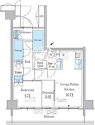 パークアクシス品川南大井パークフロント 726 間取り図