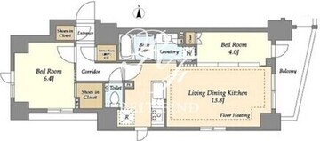 リビオ森下リバーテラス 704 間取り図