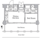 レジディア西小山 403 間取り図