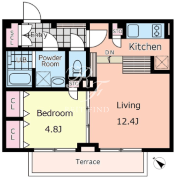 パセオ西新宿五丁目1 101 間取り図