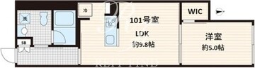 フレア白金台 101 間取り図