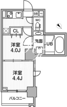 リテラス三軒茶屋サウス 203 間取り図