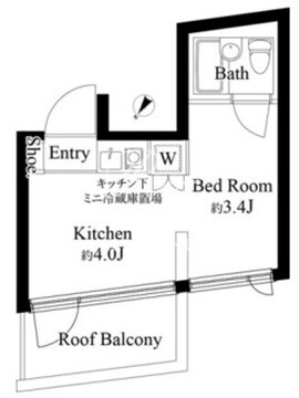 サタケドリームコート 401 間取り図