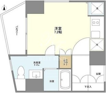 ベルファース東麻布 301 間取り図