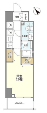 カメリア 203 間取り図